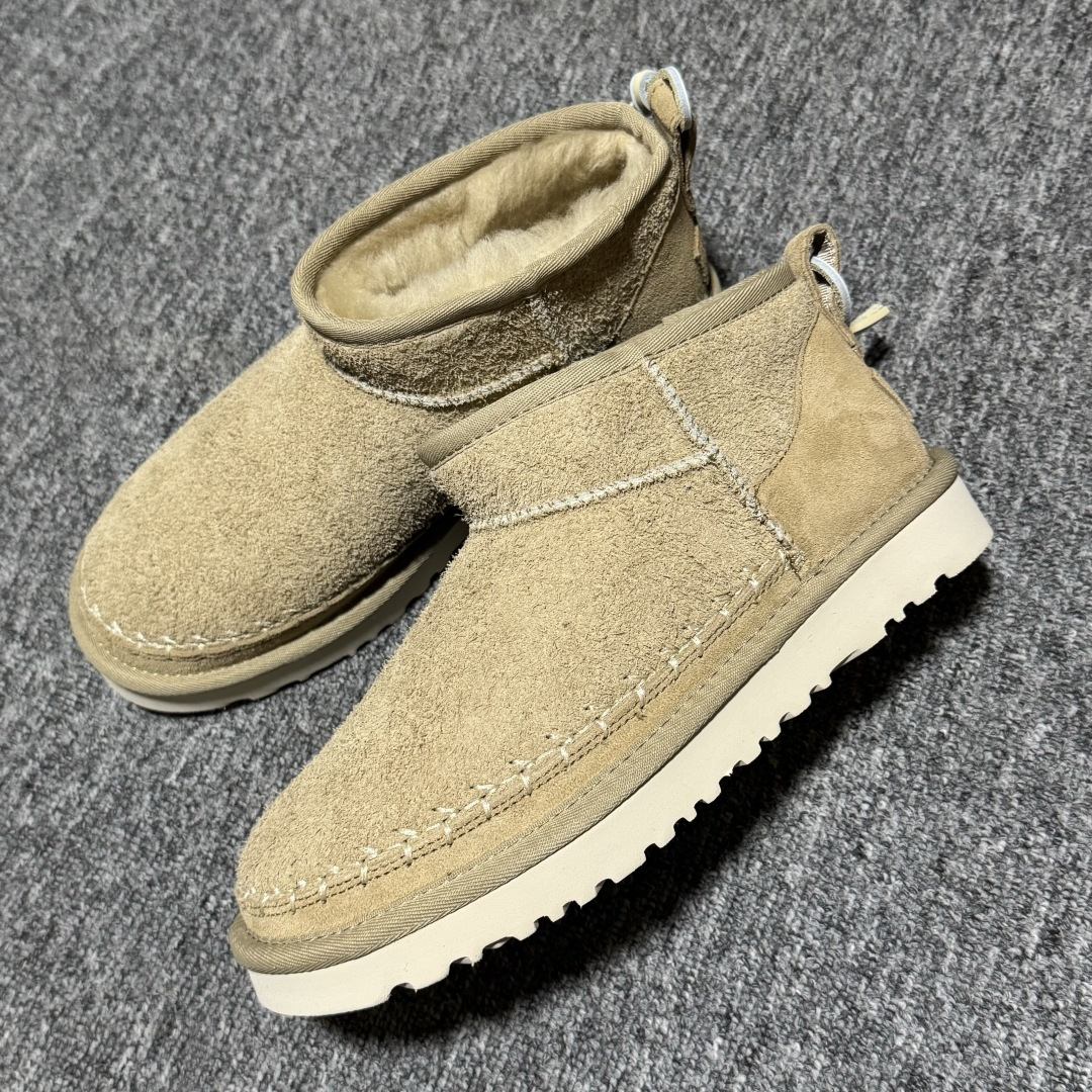 图片[4]-平台外贸专供 UGG Ultra Mini Biarritz 女子雪地靴 1171538 十年品牌制鞋代工厂生产线出品 注重每一处细节 隆丰A级真羊皮毛一体 完全遵循ZP工艺流程打造 尺码：35 36 37 38 39 40-选品中心