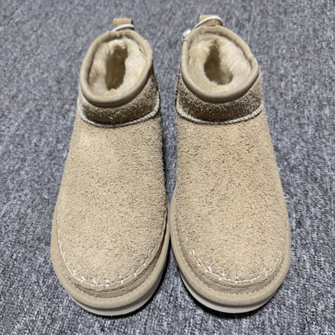 平台外贸专供 UGG Ultra Mini Biarritz 女子雪地靴 1171538 十年品牌制鞋代工厂生产线出品 注重每一处细节 隆丰A级真羊皮毛一体 完全遵循ZP工艺流程打造 尺码：35 36 37 38 39 40-选品中心