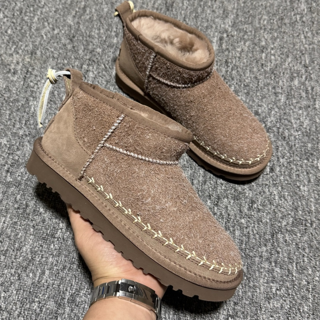 图片[6]-平台外贸专供 UGG Ultra Mini Biarritz 女子雪地靴 1171538 十年品牌制鞋代工厂生产线出品 注重每一处细节 隆丰A级真羊皮毛一体 完全遵循ZP工艺流程打造 尺码：35 36 37 38 39 40-选品中心