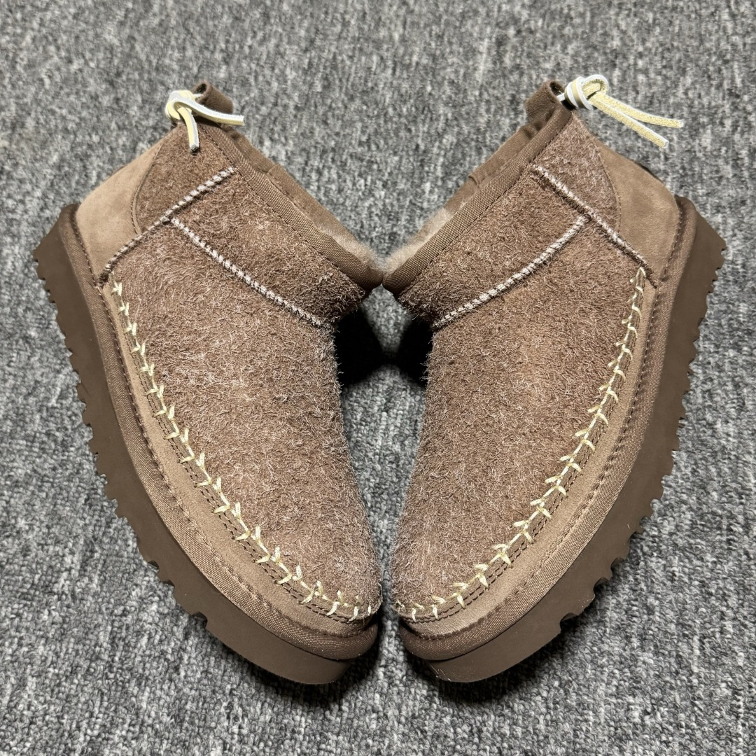 图片[5]-平台外贸专供 UGG Ultra Mini Biarritz 女子雪地靴 1171538 十年品牌制鞋代工厂生产线出品 注重每一处细节 隆丰A级真羊皮毛一体 完全遵循ZP工艺流程打造 尺码：35 36 37 38 39 40-选品中心