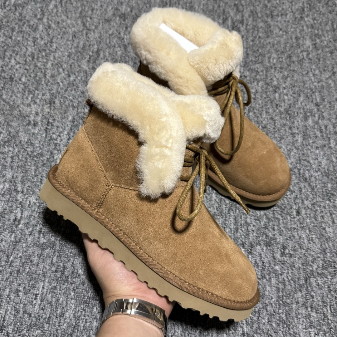 图片[6]-平台外贸专供 UGG Classic 女子雪地靴 1174576 十年品牌制鞋代工厂生产线出品 注重每一处细节 隆丰A级真羊皮毛一体 完全遵循ZP工艺流程打造 尺码：35 36 37 38 39 40-选品中心