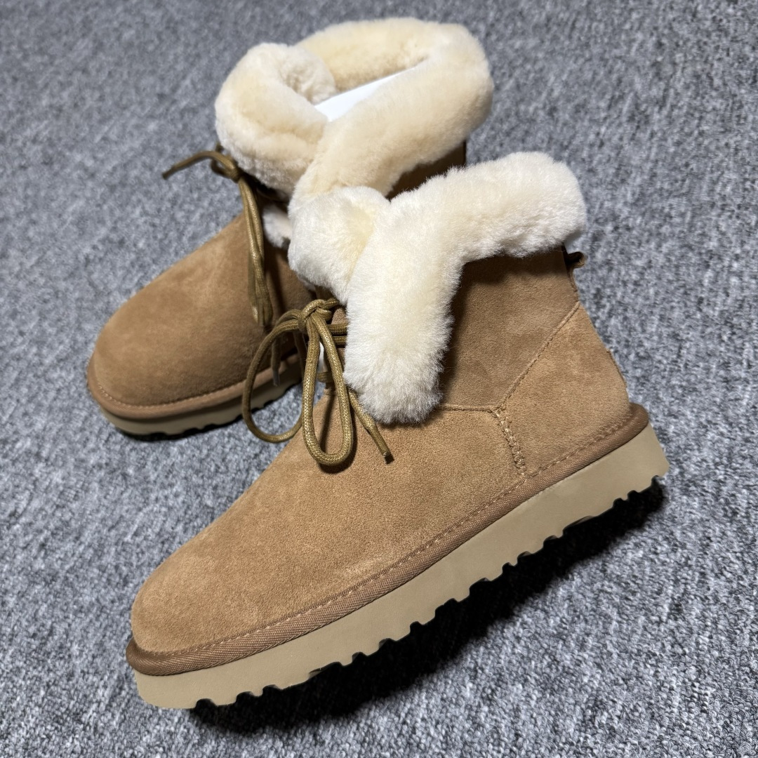 图片[4]-平台外贸专供 UGG Classic 女子雪地靴 1174576 十年品牌制鞋代工厂生产线出品 注重每一处细节 隆丰A级真羊皮毛一体 完全遵循ZP工艺流程打造 尺码：35 36 37 38 39 40-选品中心