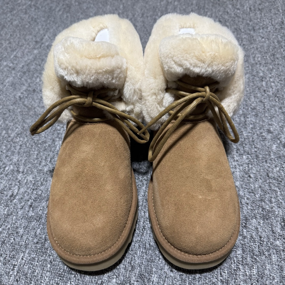 平台外贸专供 UGG Classic 女子雪地靴 1174576 十年品牌制鞋代工厂生产线出品 注重每一处细节 隆丰A级真羊皮毛一体 完全遵循ZP工艺流程打造 尺码：35 36 37 38 39 40-选品中心