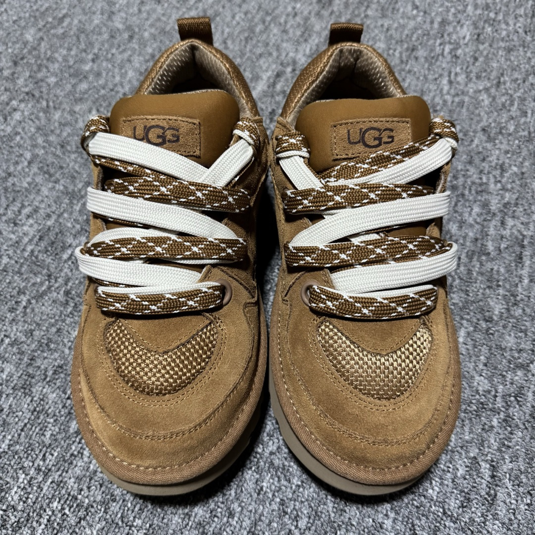 平台外贸专供 UGG Lowmel 梅尔 双细鞋带款 中性雪地靴 面包鞋 1168890 十年品牌制鞋代工厂生产线出品 注重每一处细节 隆丰A级真羊皮毛一体 完全遵循ZP工艺流程打造 尺码：35 36 37 38 39 40 41 42 43 44 45-选品中心