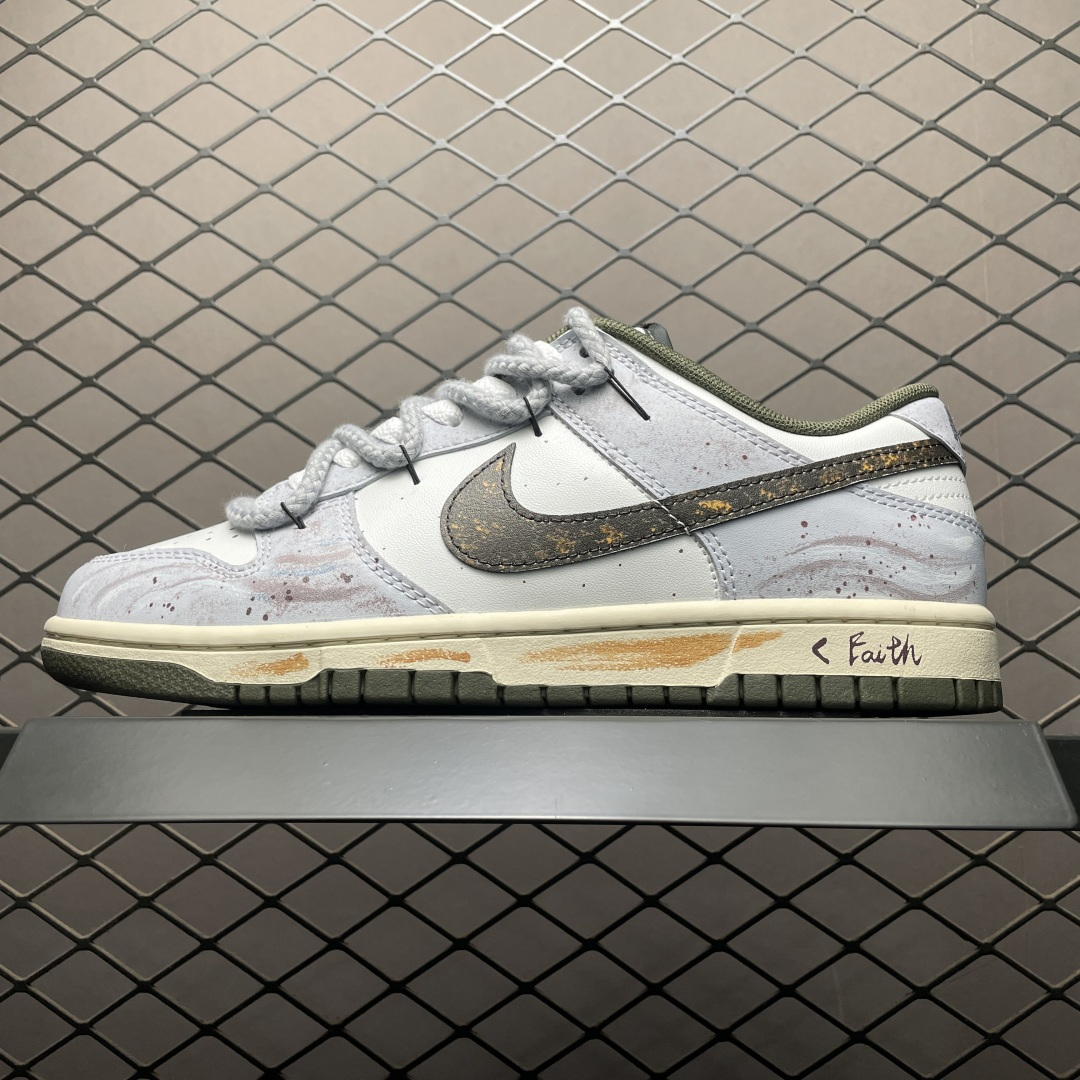 NK Dunk Low 客制款 低帮休闲板鞋 HF5441-102 尺码：40 40.5 41 42 42.5 43 44 44.5 45 46-选品中心