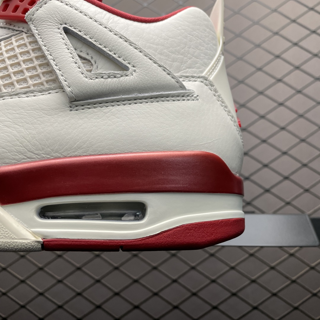 图片[4]-Air Jordan 4 AJ4乔4 文化篮球鞋 HV0823-108 专业AJ大厂出品 主力合作工厂 优势供应市场 一线大厂水准 平民价格定位 全新模具开发 纯正4代正确鞋型 进口头层皮料 高清洁度 立体高频 四线中底拉帮 网格大小 各方面细节都不错 品质完全碾压市面诸多嘴炮\”纯原\”杀猪版本 尺码：36 36.5 37.5 38 38.5 39 40 40.5 41 42 42.5 43 44 44.5 45 46 47.5-选品中心