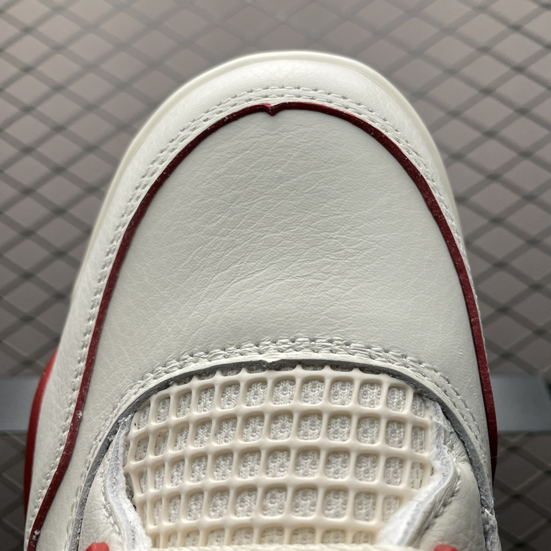 图片[7]-Air Jordan 4 AJ4乔4 文化篮球鞋 HV0823-108 专业AJ大厂出品 主力合作工厂 优势供应市场 一线大厂水准 平民价格定位 全新模具开发 纯正4代正确鞋型 进口头层皮料 高清洁度 立体高频 四线中底拉帮 网格大小 各方面细节都不错 品质完全碾压市面诸多嘴炮\”纯原\”杀猪版本 尺码：36 36.5 37.5 38 38.5 39 40 40.5 41 42 42.5 43 44 44.5 45 46 47.5-选品中心