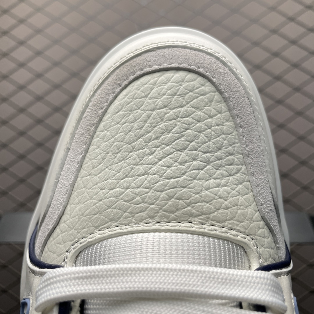 图片[7]-Louis Vuitton 路易威登 LV Trainer 低帮休闲板鞋 海淘代购同渠道品质 高端零售 外贸充正专供 原版购入开发 ZP级全套包装 完美楦型 正确卡色 大底TPU 质感媲美原版 细节与原版一致 请注意区分市面通货材 尺码：38 39 40 41 42 43 44 45 46-选品中心