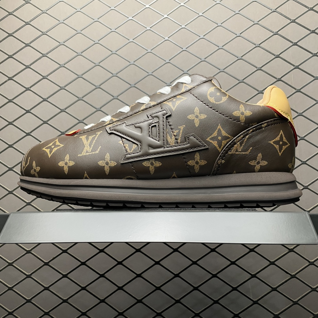 Nigo x Louis Vuitton 路易威登 LV Buttersoft 阿甘鞋 低帮休闲面包鞋 海淘代购同渠道品质 高端零售 外贸充正专供 原版购入开发 全鞋羊皮➕牛皮鞋面 ZP级全套包装 完美楦型 正确卡色 大底TPU 质感媲美原版 细节与原版一致 请注意区分市面通货材 尺码：36 37 38 39 40 41 42 43 44 45 46-选品中心