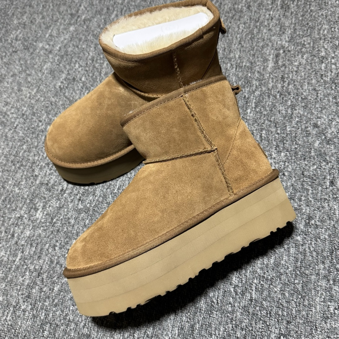 图片[4]-平台外贸专供 UGG 女子雪地靴 1134991 十年品牌制鞋代工厂生产线出品 注重每一处细节 隆丰A级真羊皮毛一体 完全遵循ZP工艺流程打造 尺码：35 36 37 38 39 40-选品中心
