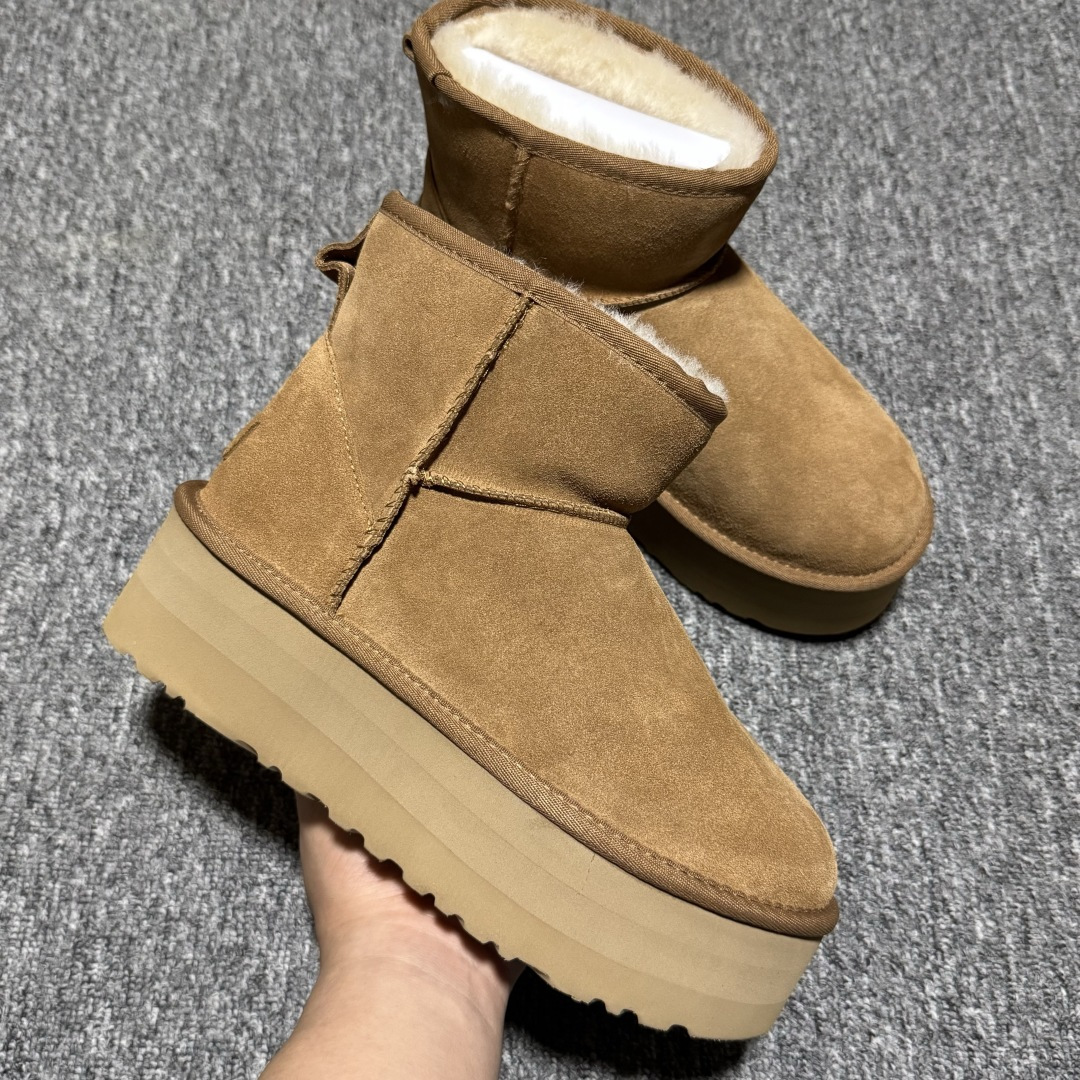 图片[6]-平台外贸专供 UGG 女子雪地靴 1134991 十年品牌制鞋代工厂生产线出品 注重每一处细节 隆丰A级真羊皮毛一体 完全遵循ZP工艺流程打造 尺码：35 36 37 38 39 40-选品中心