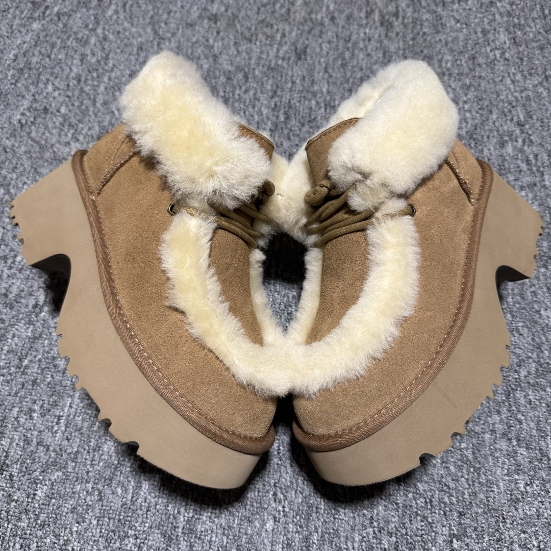 图片[2]-平台外贸专供 UGG Esmee 女子雪地靴 1171532 十年品牌制鞋代工厂生产线出品 注重每一处细节 隆丰A级真羊皮毛一体 完全遵循ZP工艺流程打造 尺码：35 36 37 38 39 40-选品中心