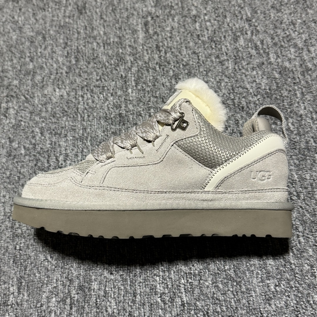 图片[5]-【中性款】 平台外贸专供 UGG Lowmel 梅尔 粗鞋带款 中性雪地靴 面包鞋 1144032 十年品牌制鞋代工厂生产线出品 注重每一处细节 隆丰A级真羊皮毛一体 完全遵循ZP工艺流程打造 内增灰色加粗鞋带一副 售后需配件完整 尺码：35 36 37 38 39 40 41 42 43 44 45 多版本供应 注意区分品质-选品中心