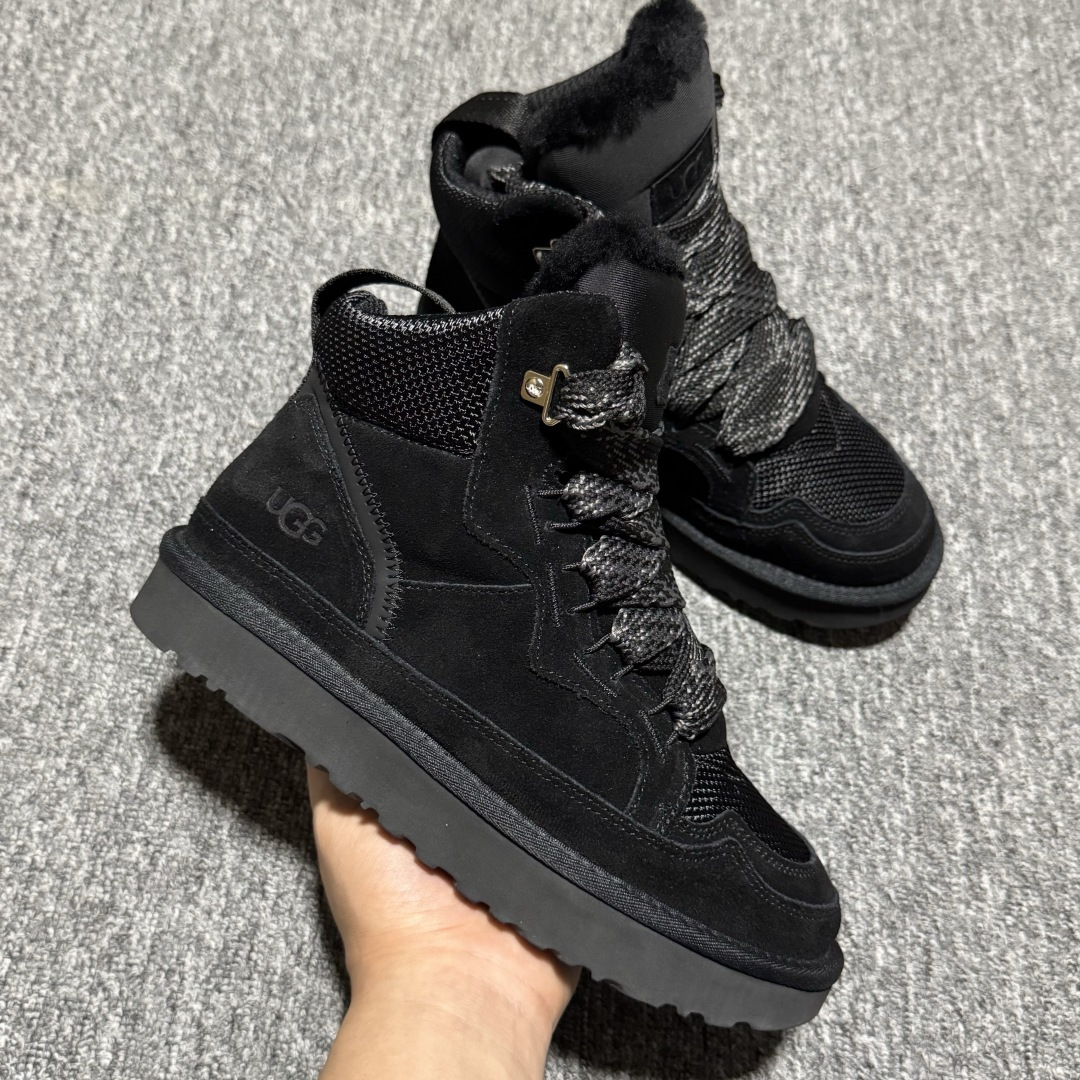 图片[6]-平台外贸专供 UGG Highmel 梅尔 粗鞋带款 高帮雪地靴 面包鞋 1145390 十年品牌制鞋代工厂生产线出品 注重每一处细节 隆丰A级真羊皮毛一体 完全遵循ZP工艺流程打造 尺码：35 36 37 38 39 40 41-选品中心