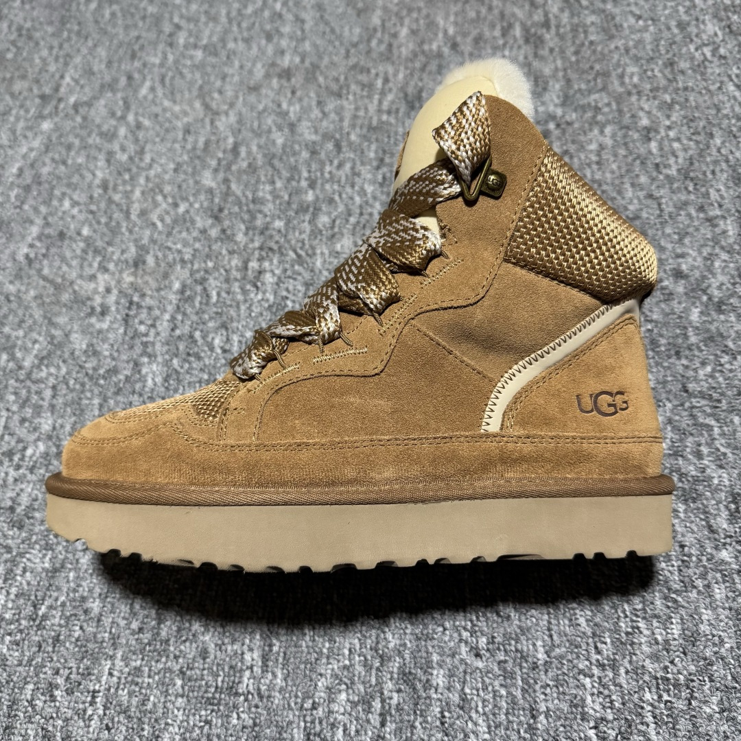 图片[5]-平台外贸专供 UGG Highmel 梅尔 粗鞋带款 高帮雪地靴 面包鞋 1145390 十年品牌制鞋代工厂生产线出品 注重每一处细节 隆丰A级真羊皮毛一体 完全遵循ZP工艺流程打造 尺码：35 36 37 38 39 40 41-选品中心