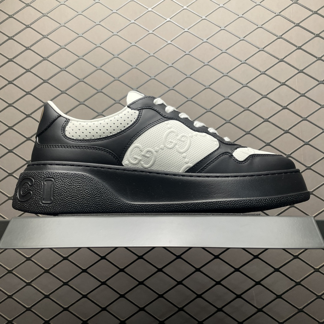 图片[3]-纯原 Gucci 古驰 Chunky 饼干鞋 全新订单出货 购入原版开发 平台高端零售 海外充Z专供品质 皮料、面料按原鞋标准定制 独立磨具，区别市面流通版本，配全新专柜包装，出厂即经过严格QC质检，细节、品控到位 完全遵循原版工艺打造 尺码：35 36 37 38 39 40 41 42 43 44 45-选品中心