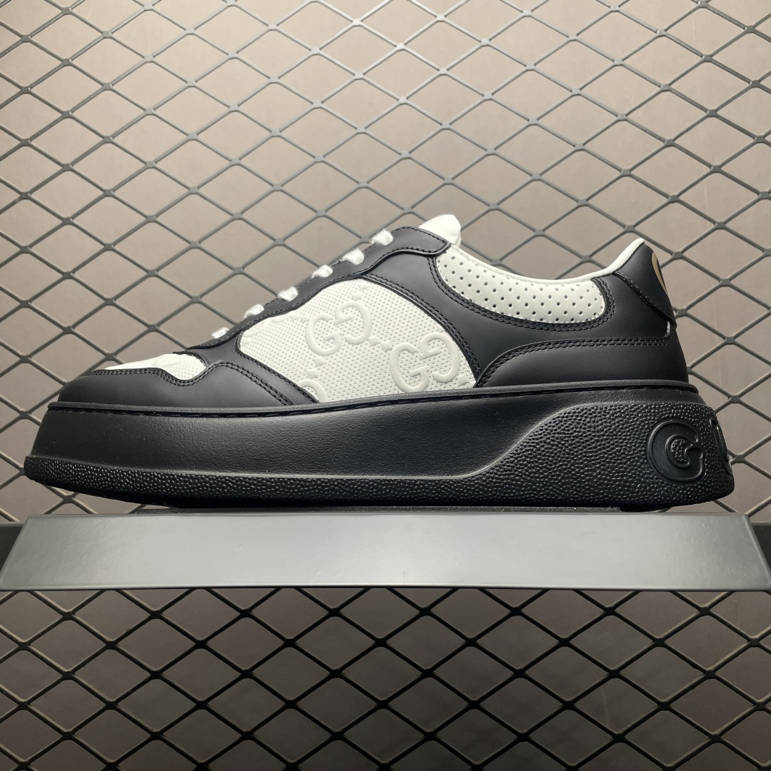 纯原 Gucci 古驰 Chunky 饼干鞋 全新订单出货 购入原版开发 平台高端零售 海外充Z专供品质 皮料、面料按原鞋标准定制 独立磨具，区别市面流通版本，配全新专柜包装，出厂即经过严格QC质检，细节、品控到位 完全遵循原版工艺打造 尺码：35 36 37 38 39 40 41 42 43 44 45-选品中心