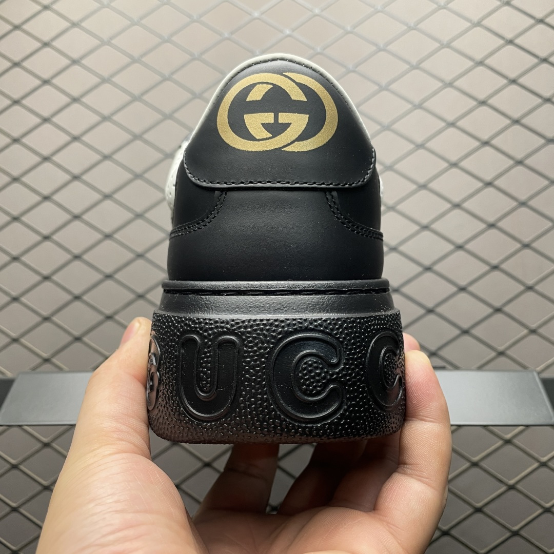 图片[2]-纯原 Gucci 古驰 Chunky 饼干鞋 全新订单出货 购入原版开发 平台高端零售 海外充Z专供品质 皮料、面料按原鞋标准定制 独立磨具，区别市面流通版本，配全新专柜包装，出厂即经过严格QC质检，细节、品控到位 完全遵循原版工艺打造 尺码：35 36 37 38 39 40 41 42 43 44 45-选品中心