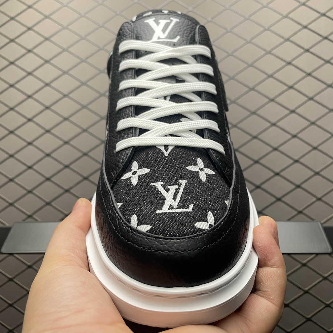 图片[9]-Louis Vuitton LV 路易威登 Beverly Hills 低帮休闲板鞋 海淘代购同渠道品质 高端零售 外贸充正专供 原版购入开发 ZP级全套包装 完美楦型 正确卡色 大底TPU 质感媲美原版 细节与原版一致 请注意区分市面通货材 尺码：38 39 40 41 42 43 44 45 46-选品中心