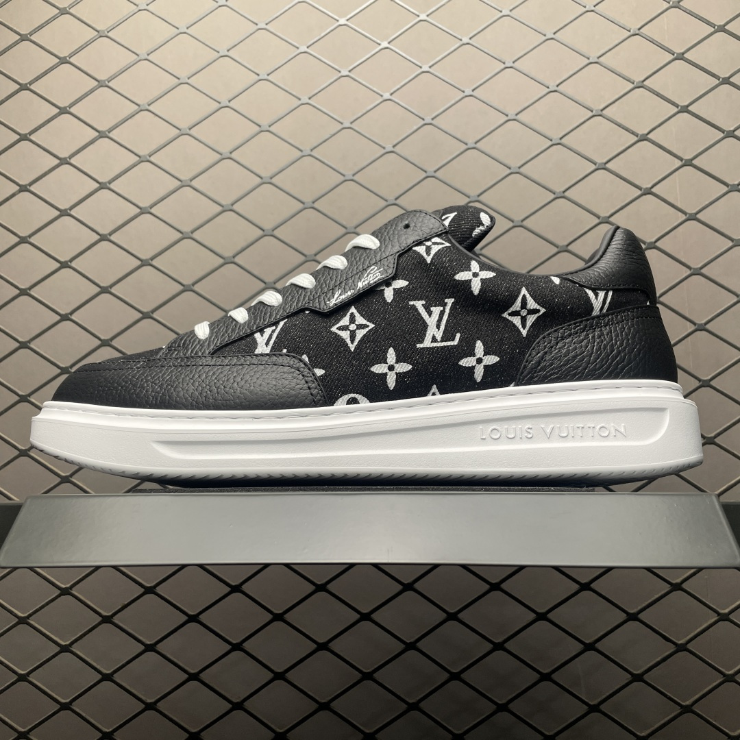 Louis Vuitton LV 路易威登 Beverly Hills 低帮休闲板鞋 海淘代购同渠道品质 高端零售 外贸充正专供 原版购入开发 ZP级全套包装 完美楦型 正确卡色 大底TPU 质感媲美原版 细节与原版一致 请注意区分市面通货材 尺码：38 39 40 41 42 43 44 45 46-选品中心