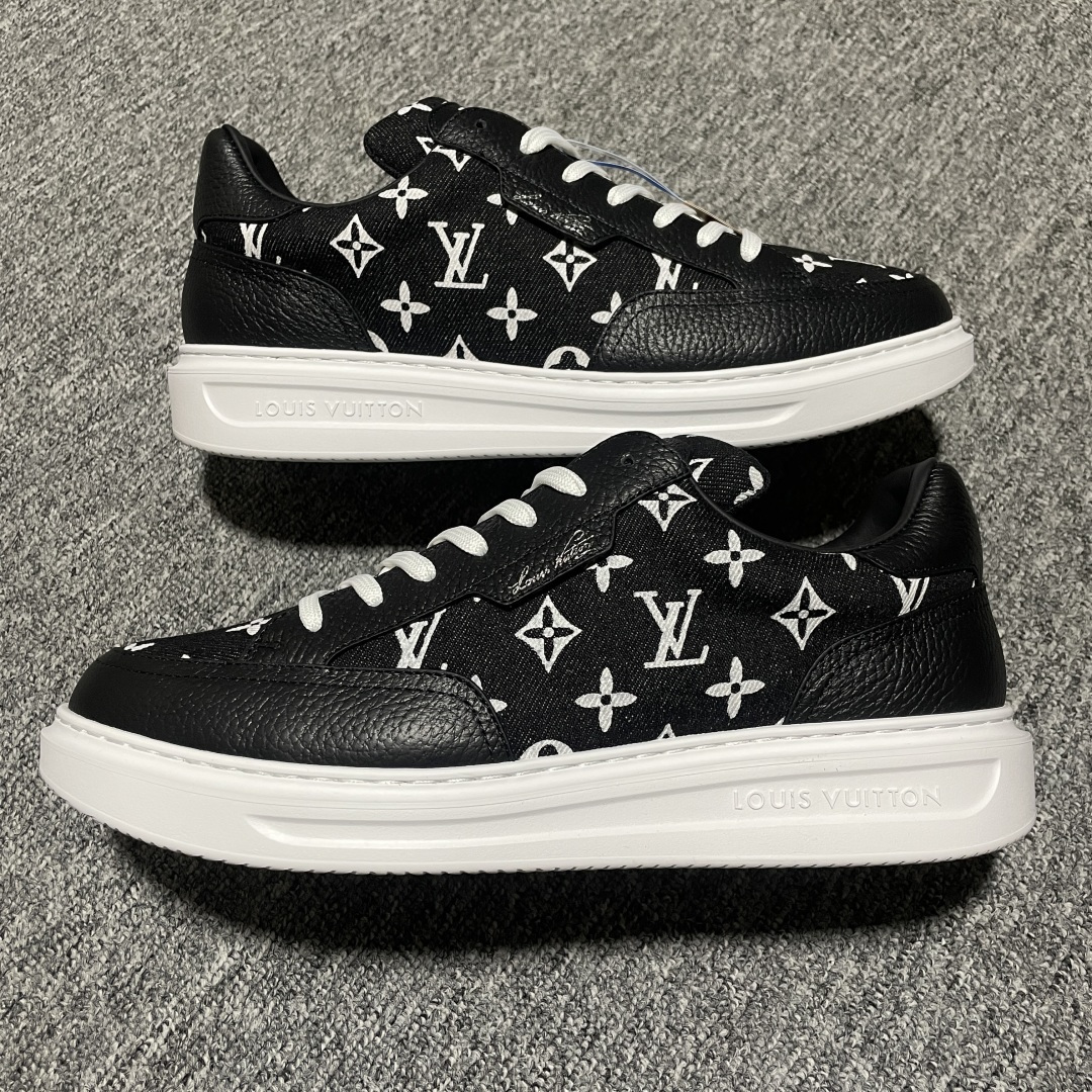 图片[5]-Louis Vuitton LV 路易威登 Beverly Hills 低帮休闲板鞋 海淘代购同渠道品质 高端零售 外贸充正专供 原版购入开发 ZP级全套包装 完美楦型 正确卡色 大底TPU 质感媲美原版 细节与原版一致 请注意区分市面通货材 尺码：38 39 40 41 42 43 44 45 46-选品中心