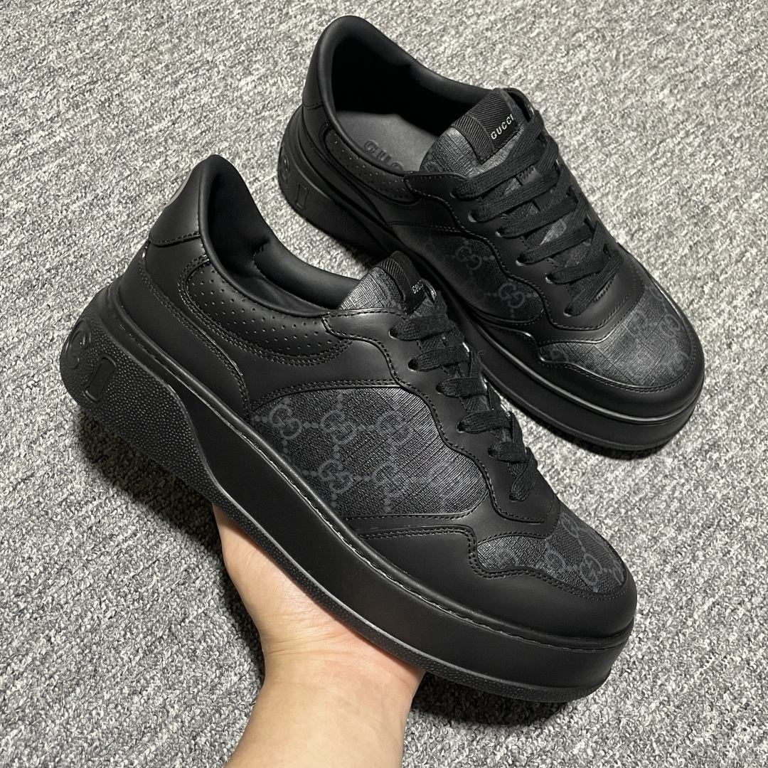 图片[6]-纯原 Gucci 古驰 Chunky 饼干鞋 全新订单出货 购入原版开发 平台高端零售 海外充Z专供品质 皮料、面料按原鞋标准定制 独立磨具，区别市面流通版本，配全新专柜包装，出厂即经过严格QC质检，细节、品控到位 完全遵循原版工艺打造 尺码：40 41 42 43 44 45-选品中心