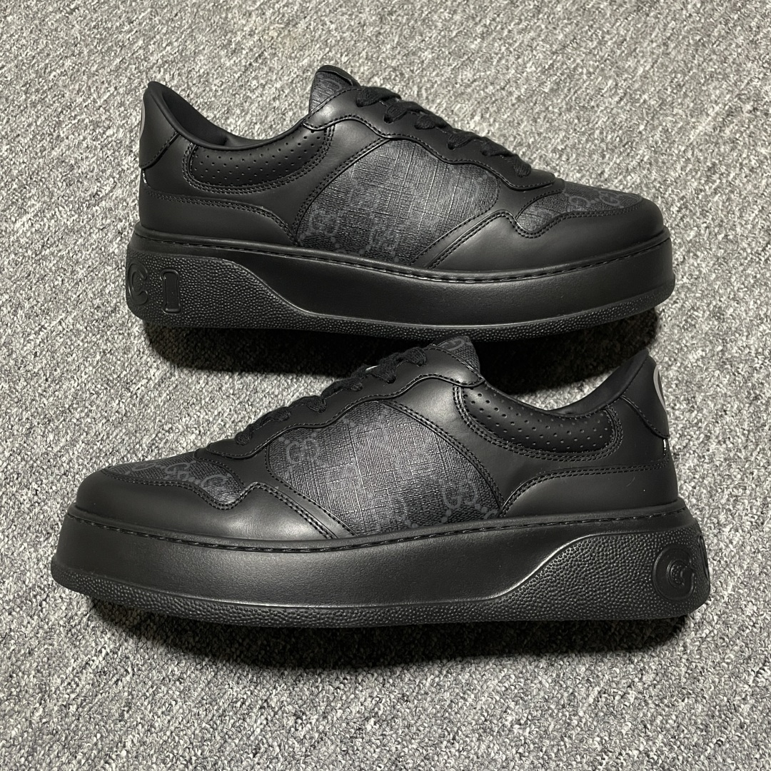 图片[5]-纯原 Gucci 古驰 Chunky 饼干鞋 全新订单出货 购入原版开发 平台高端零售 海外充Z专供品质 皮料、面料按原鞋标准定制 独立磨具，区别市面流通版本，配全新专柜包装，出厂即经过严格QC质检，细节、品控到位 完全遵循原版工艺打造 尺码：40 41 42 43 44 45-选品中心