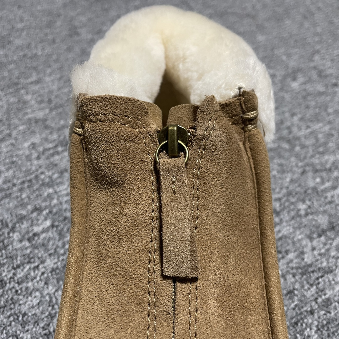 图片[9]-平台外贸专供 UGG Funkette Boot 牛剖层革 方克特 及踝 雪地靴 1122551 十年品牌制鞋代工厂生产线出品 注重每一处细节 隆丰A级真羊皮毛一体 完全遵循ZP工艺流程打造 尺码：35 36 37 38 39 40-选品中心