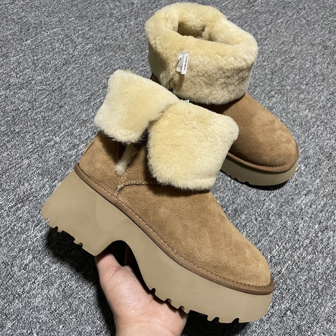 图片[6]-平台外贸专供 UGG 高帮雪地靴 1171533 十年品牌制鞋代工厂生产线出品 注重每一处细节 隆丰A级真羊皮毛一体 完全遵循ZP工艺流程打造 尺码：35 36 37 38 39 40-选品中心