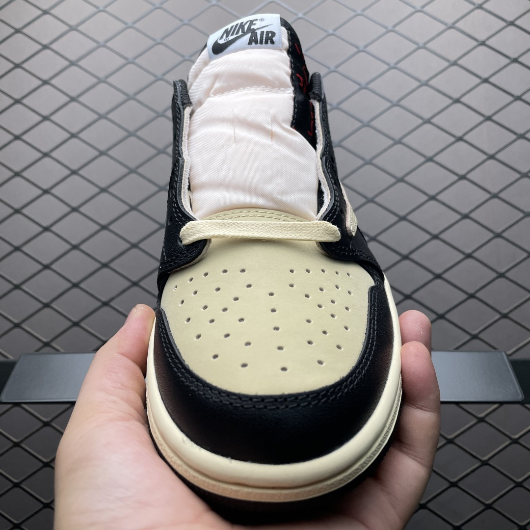 图片[9]-Travis Scott x Air Jordan 1 AJ1乔1低帮倒钩 DM7866-201 大厂代工流水线打造 纯原级既视感 细节随意对比 尺码：40 40.5 41 42 42.5 43 44 44.5 45 46 47.5-选品中心