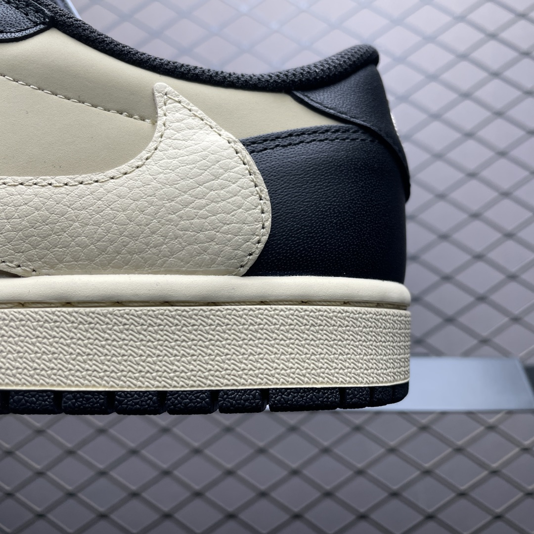 图片[4]-Travis Scott x Air Jordan 1 AJ1乔1低帮倒钩 DM7866-201 大厂代工流水线打造 纯原级既视感 细节随意对比 尺码：40 40.5 41 42 42.5 43 44 44.5 45 46 47.5-选品中心