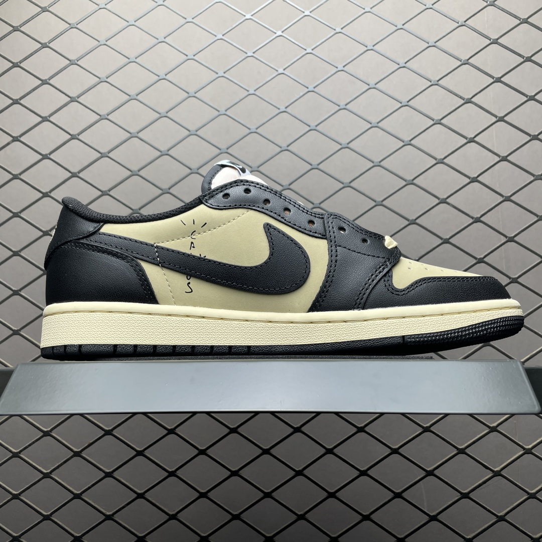 图片[3]-Travis Scott x Air Jordan 1 AJ1乔1低帮倒钩 DM7866-201 大厂代工流水线打造 纯原级既视感 细节随意对比 尺码：40 40.5 41 42 42.5 43 44 44.5 45 46 47.5-选品中心