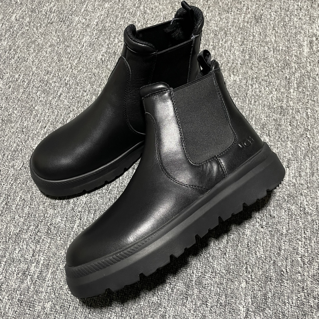 图片[4]-平台外贸专供 UGG Burleigh Chelsea 切尔西 男士高帮雪地靴 1151790 十年品牌制鞋代工厂生产线出品 注重每一处细节 隆丰A级真羊皮毛一体 完全遵循ZP工艺流程打造 尺码：39 40 41 42 43 44 45-选品中心