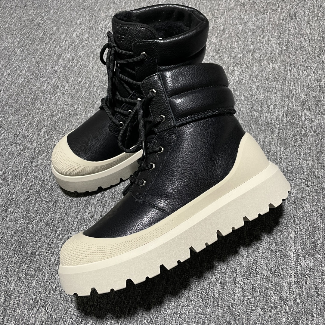图片[4]-平台外贸专供 UGG Neumel Weather Hybrid 男士高帮雪地靴 1158208 十年品牌制鞋代工厂生产线出品 注重每一处细节 隆丰A级真羊皮毛一体 完全遵循ZP工艺流程打造 尺码：39 40 41 42 43 44 45-选品中心