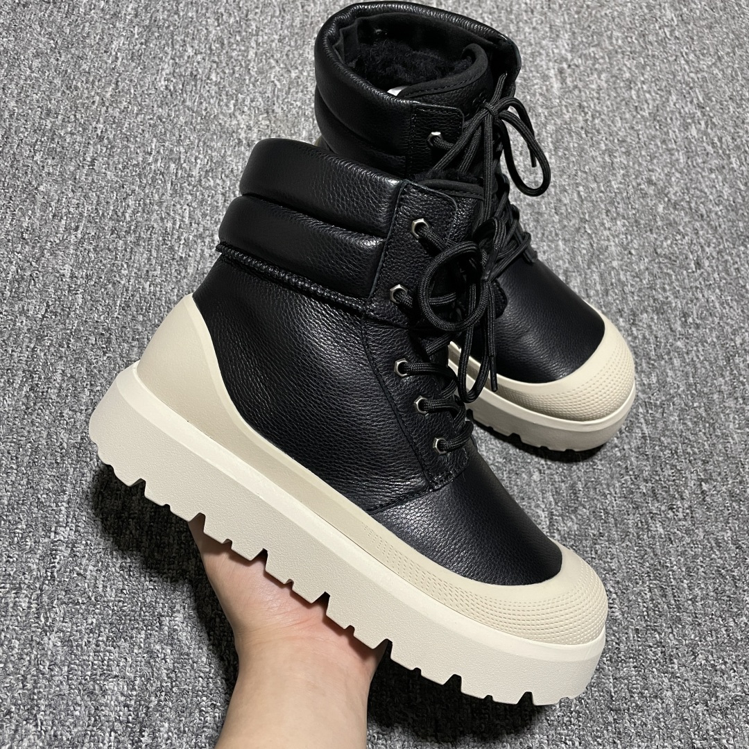 图片[6]-平台外贸专供 UGG Neumel Weather Hybrid 男士高帮雪地靴 1158208 十年品牌制鞋代工厂生产线出品 注重每一处细节 隆丰A级真羊皮毛一体 完全遵循ZP工艺流程打造 尺码：39 40 41 42 43 44 45-选品中心
