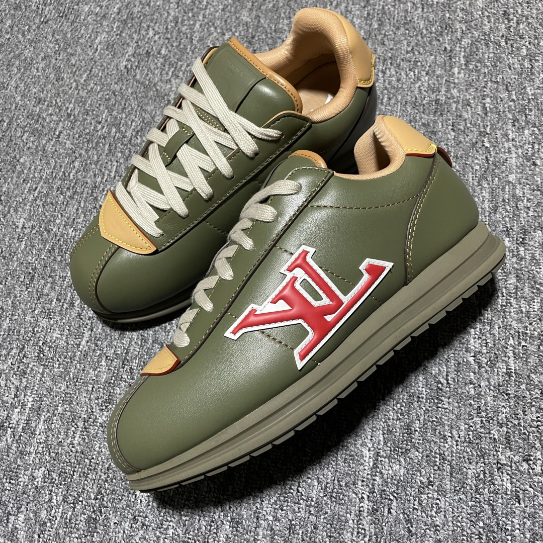 图片[4]-M版纯原 Nigo x Louis Vuitton 路易威登 LV Buttersoft 阿甘鞋 低帮休闲面包鞋 全新订单 高端零售外贸充正专供 原版购入开发 全鞋羊皮 牛皮鞋面 ZP级全套包装 完美楦型 正确卡色 大底TPU 质感媲美原版 细节与原版一致 请注意区分市面通货材 尺码：35 36 37 38 39 40 41 42 43 44 45 46 偏大一码-选品中心