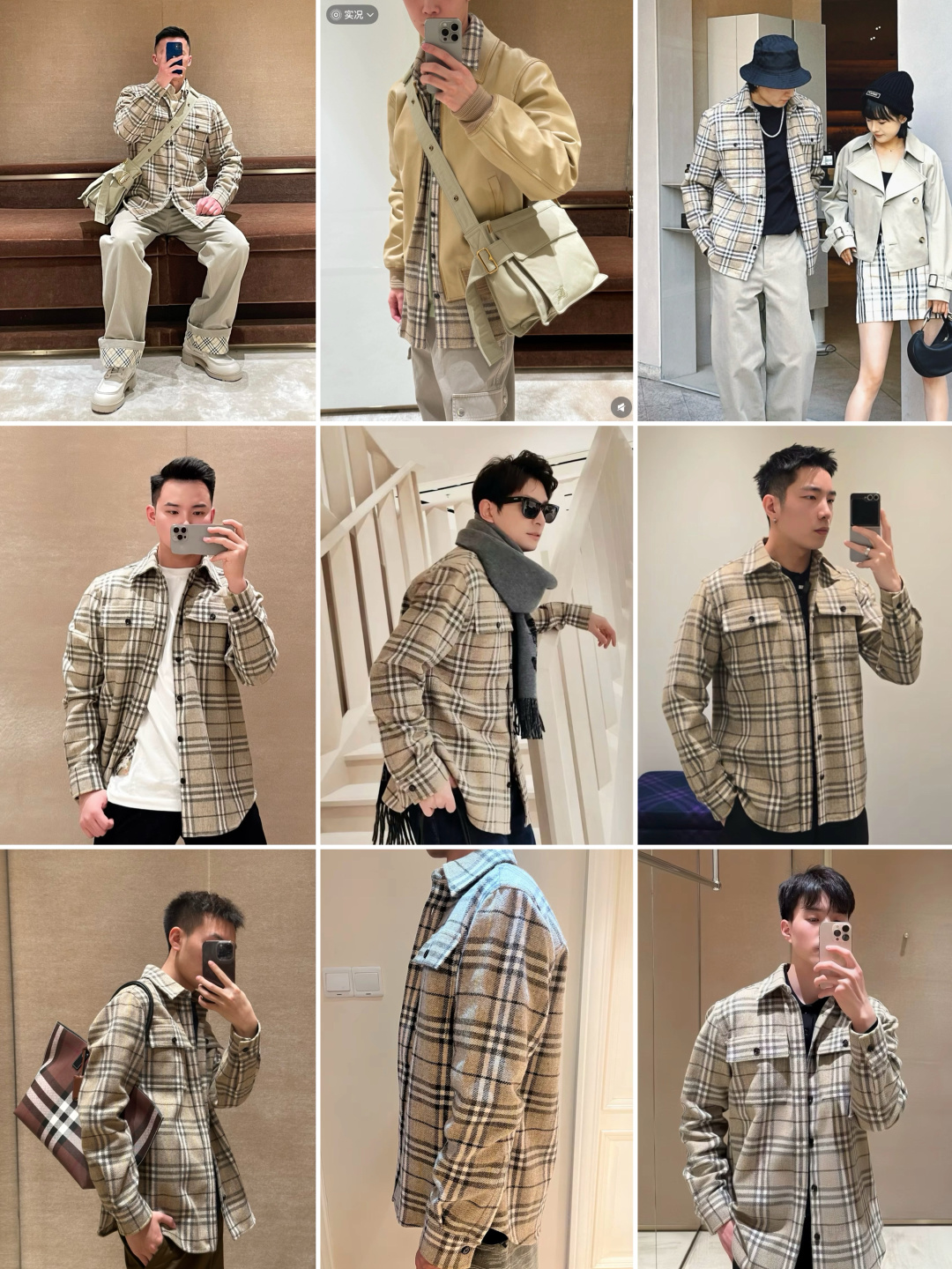 图片[7]-S# BBR 巴宝莉 纯羊毛 格纹衬衫外套 真正原版购回开发打版 高端零售专供 品质保证 100%放心出街 尺码：S M L XL-选品中心