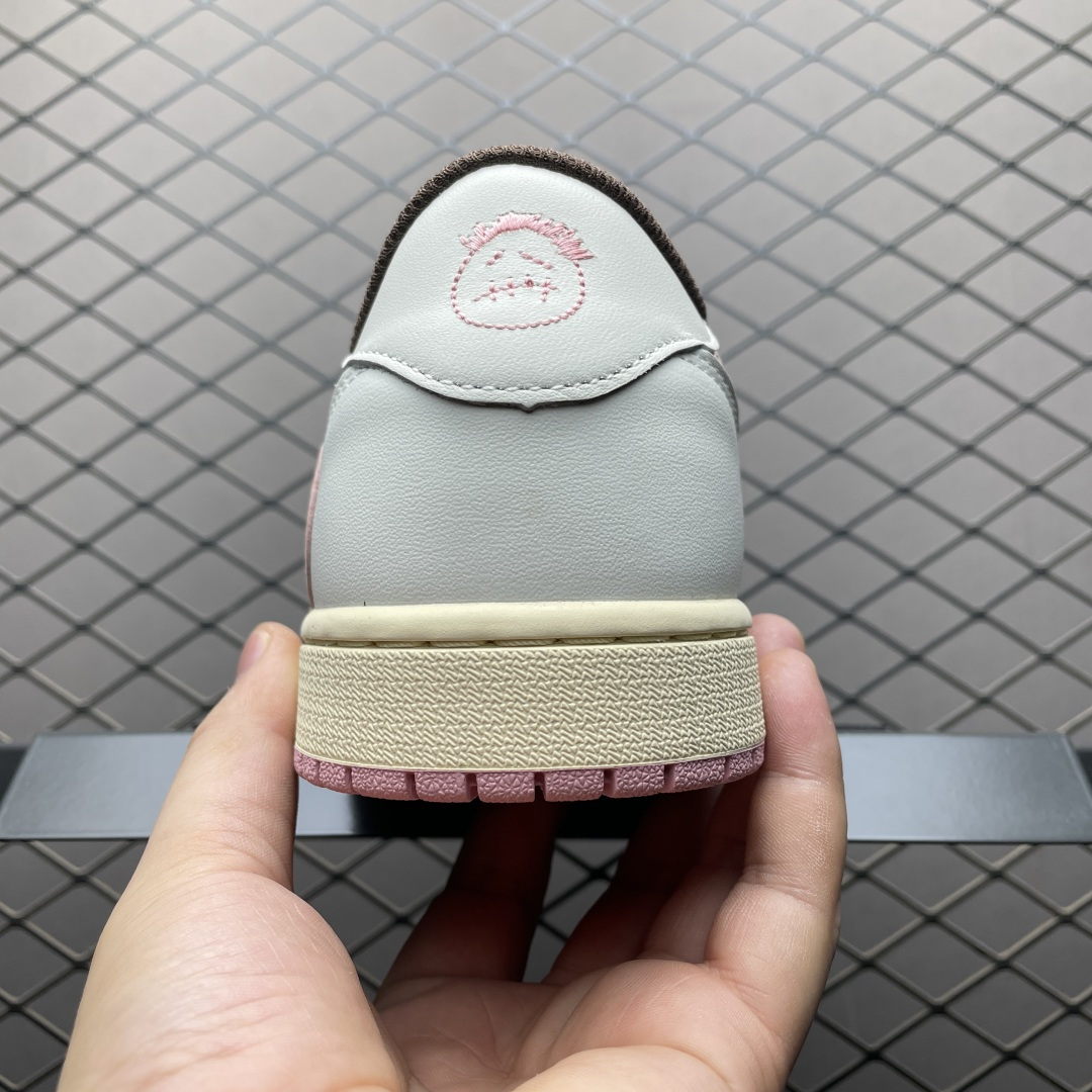 图片[2]-Travis Scott x Air Jordan 1 AJ1乔1低帮倒钩 DZ4137-206 大厂代工流水线打造 纯原级既视感 细节随意对比 尺码：40 40.5 41 42 42.5 43 44 44.5 45 46 47.5-选品中心