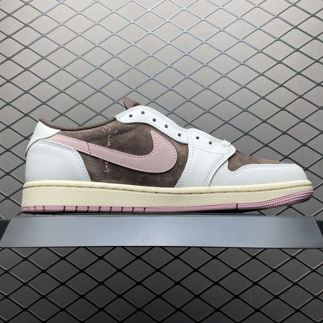 图片[3]-Travis Scott x Air Jordan 1 AJ1乔1低帮倒钩 DZ4137-206 大厂代工流水线打造 纯原级既视感 细节随意对比 尺码：40 40.5 41 42 42.5 43 44 44.5 45 46 47.5-选品中心