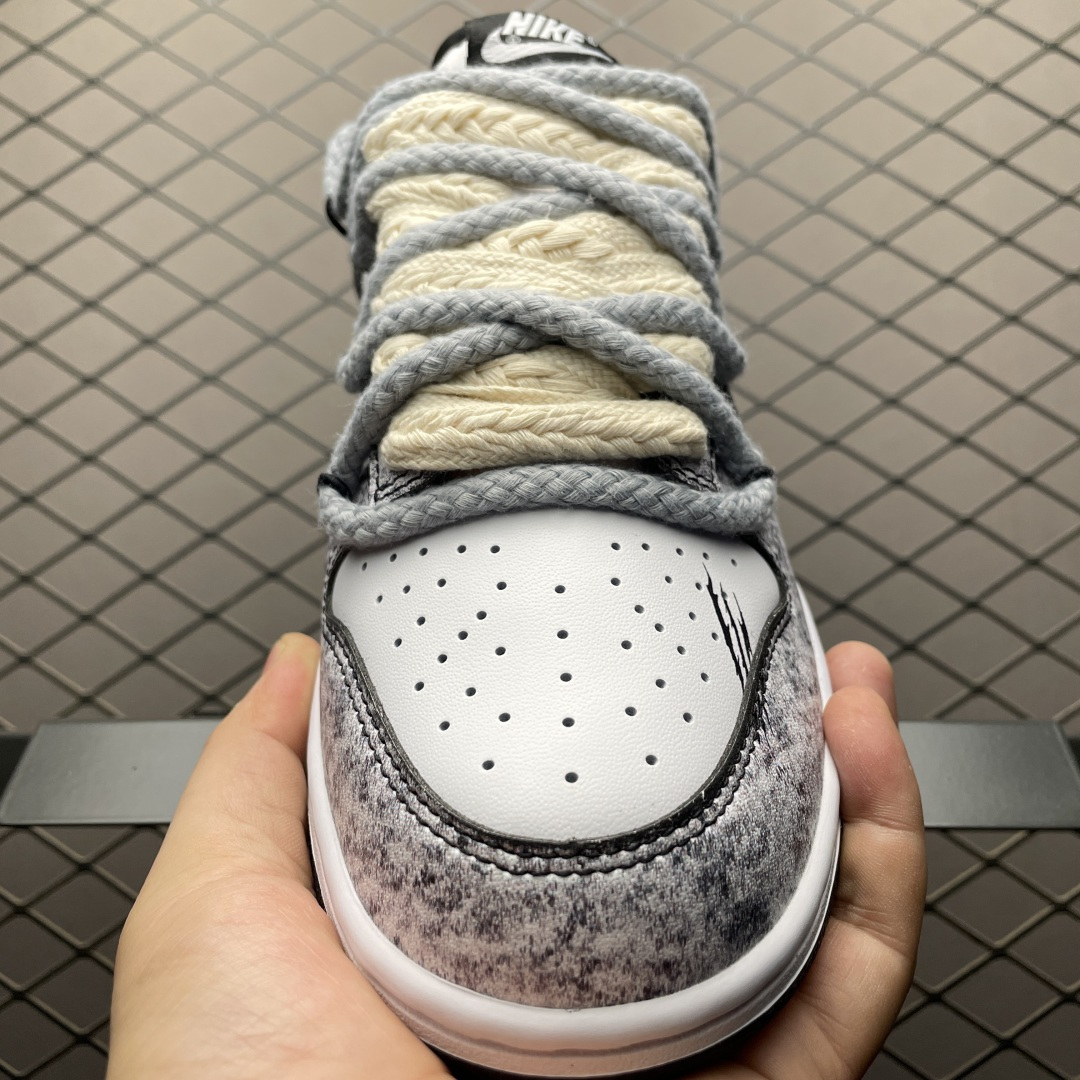 图片[9]-NK Dunk Low 客制款 低帮休闲板鞋 CK9671-100 尺码：35.5 36 36.5 37.5 38 38.5 39 40 40.5 41 42 42.5 43 44 44.5 45 46-选品中心