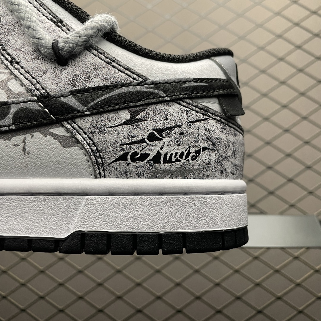 图片[4]-NK Dunk Low 客制款 低帮休闲板鞋 CK9671-100 尺码：35.5 36 36.5 37.5 38 38.5 39 40 40.5 41 42 42.5 43 44 44.5 45 46-选品中心