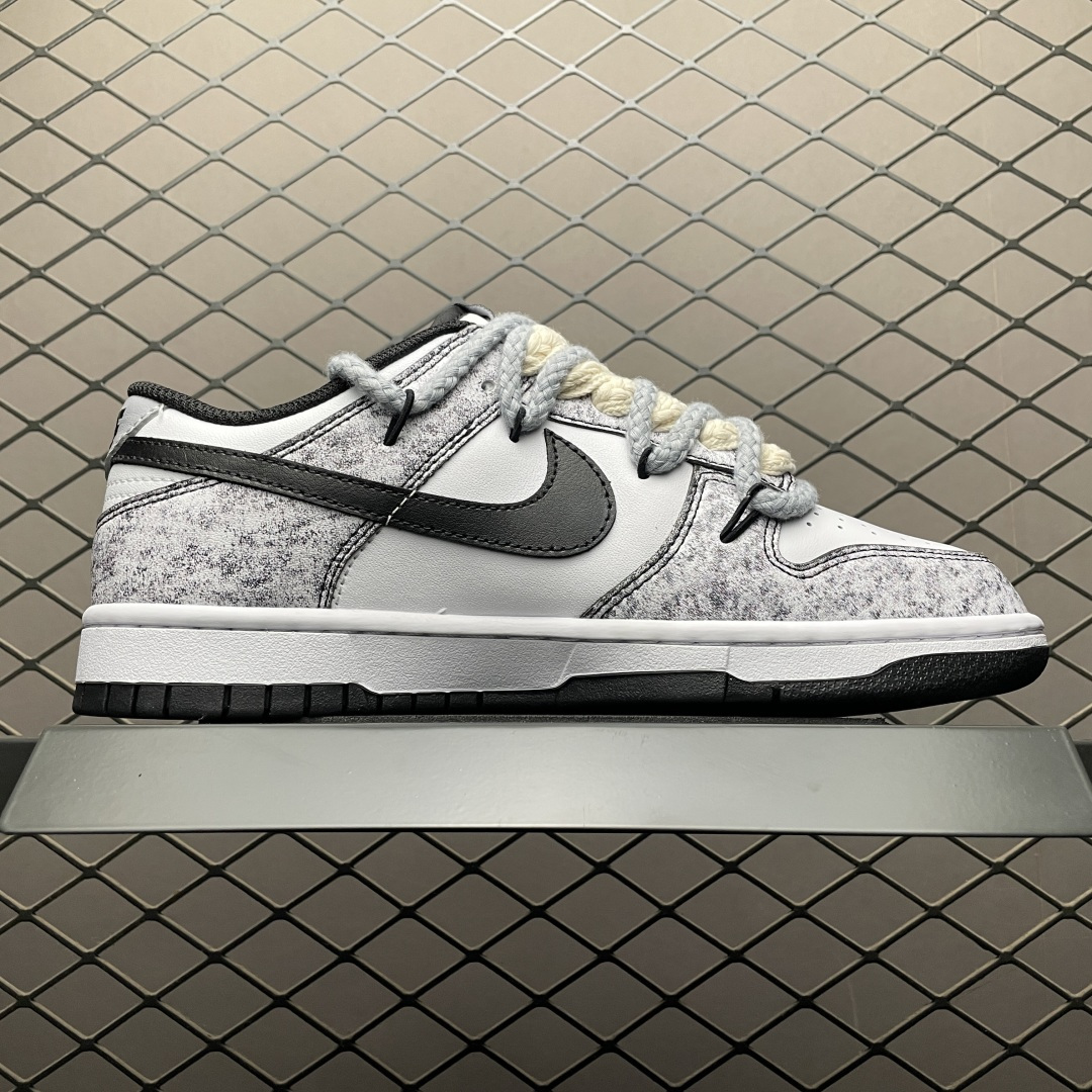 图片[3]-NK Dunk Low 客制款 低帮休闲板鞋 CK9671-100 尺码：35.5 36 36.5 37.5 38 38.5 39 40 40.5 41 42 42.5 43 44 44.5 45 46-选品中心