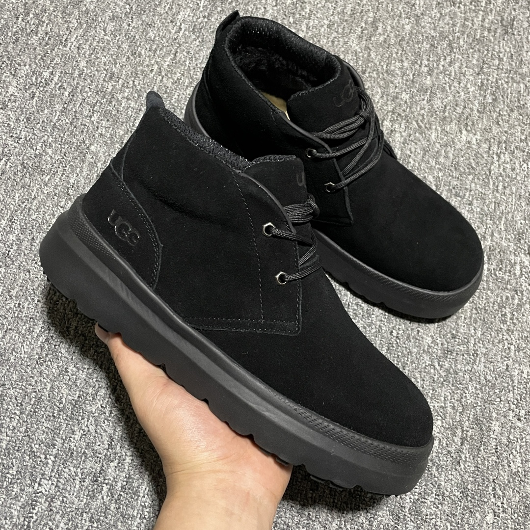 图片[6]-平台外贸专供 UGG Burleigh Chukka 男士中帮雪地靴 1151773 十年品牌制鞋代工厂生产线出品 注重每一处细节 隆丰A级真羊皮毛一体 完全遵循ZP工艺流程打造 尺码：40 41 42 43 44 45-选品中心