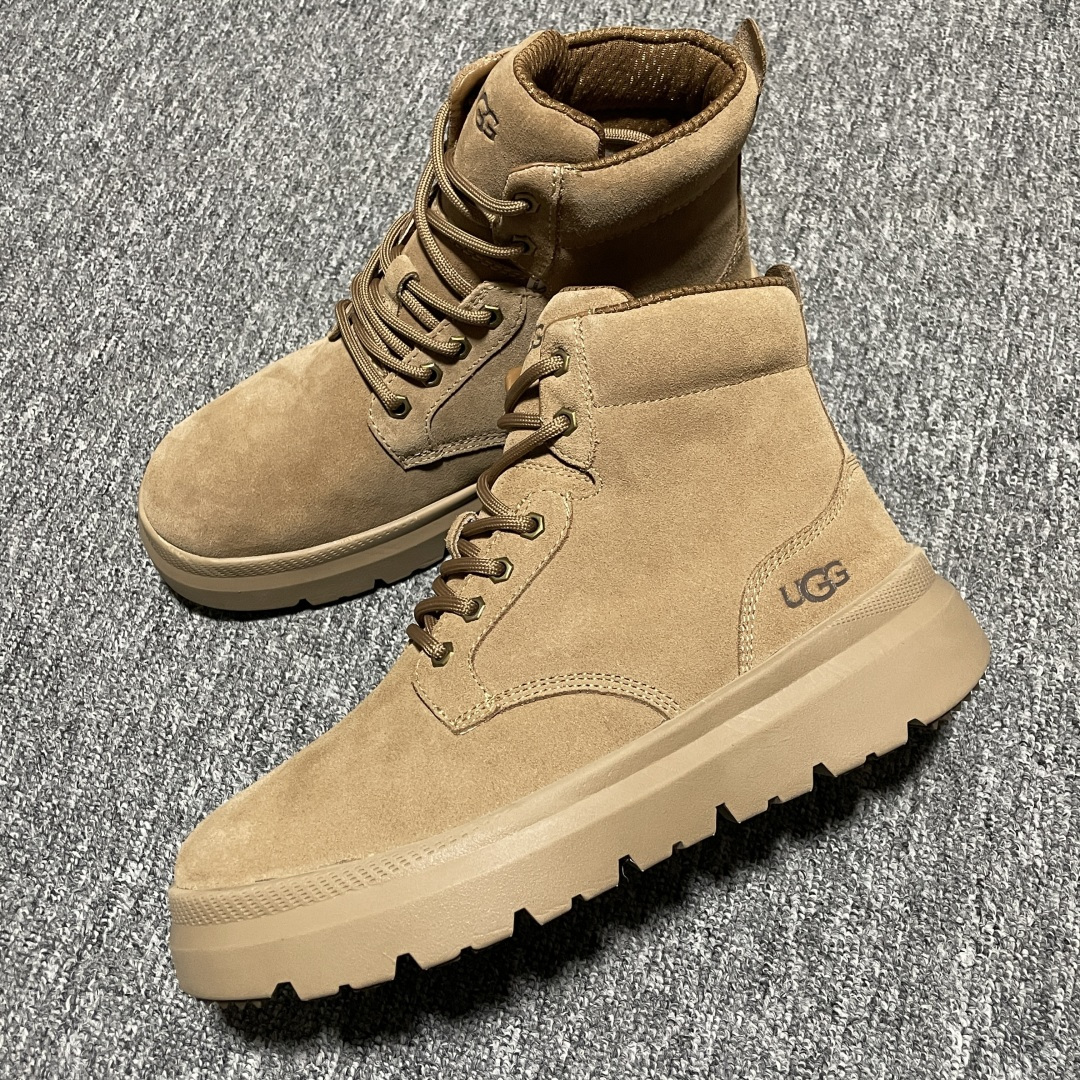 图片[4]-平台外贸专供 UGG Burleigh Boot 男士高帮雪地靴 1153750 十年品牌制鞋代工厂生产线出品 注重每一处细节 隆丰A级真羊皮毛一体 完全遵循ZP工艺流程打造 尺码：40 41 42 43 44 45-选品中心