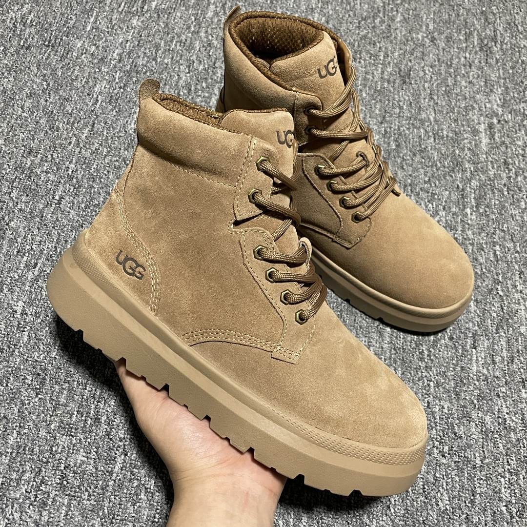图片[6]-平台外贸专供 UGG Burleigh Boot 男士高帮雪地靴 1153750 十年品牌制鞋代工厂生产线出品 注重每一处细节 隆丰A级真羊皮毛一体 完全遵循ZP工艺流程打造 尺码：40 41 42 43 44 45-选品中心