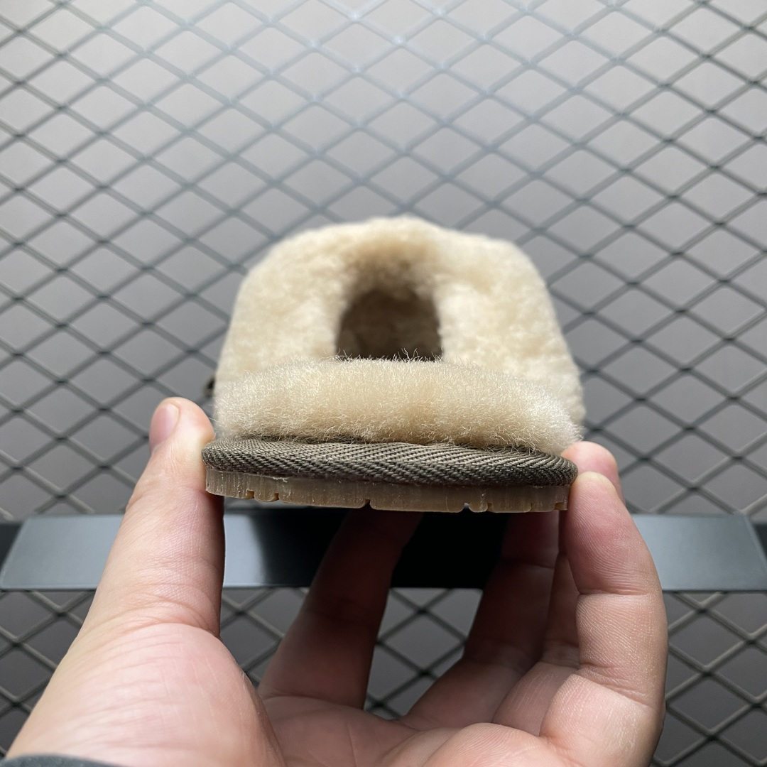 图片[2]-平台外贸专供 UGG 女子蝴蝶结半拖拖鞋 1158266 十年品牌制鞋代工厂生产线出品 注重每一处细节 隆丰A级真羊皮毛一体 完全遵循ZP工艺流程打造 尺码：35 36 37 38 39 40-选品中心