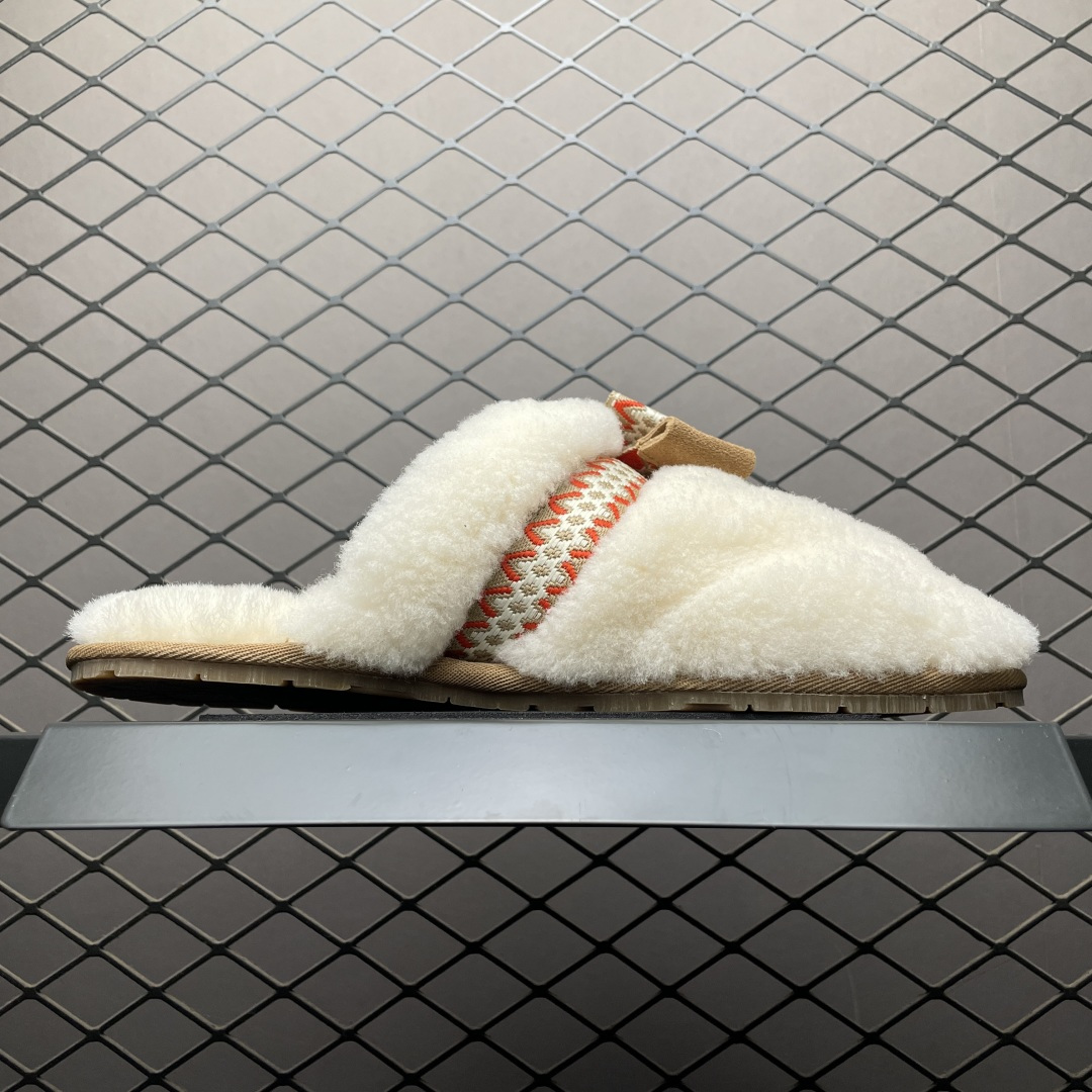 图片[3]-平台外贸专供 UGG 女子蝴蝶结半拖拖鞋 1158266 十年品牌制鞋代工厂生产线出品 注重每一处细节 隆丰A级真羊皮毛一体 完全遵循ZP工艺流程打造 尺码：35 36 37 38 39 40-选品中心