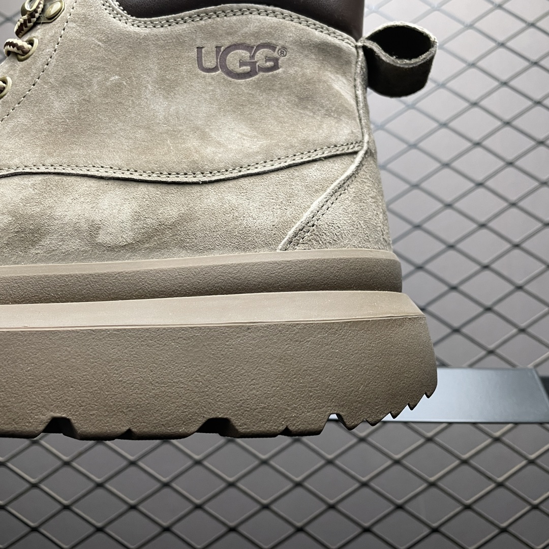 图片[4]-UGG 客制款 中帮男士休闲鞋雪地靴马丁靴系列 U6335M 广东大厂品质 秋冬新款 时尚潮流搭配 面料釆用意大利进口磨砂牛皮 全鞋真牛皮材料 大底到五金都是代工厂原材料制作 日常随意搭配 型男必备 尺码：38 39 40 41 42 43 44-选品中心