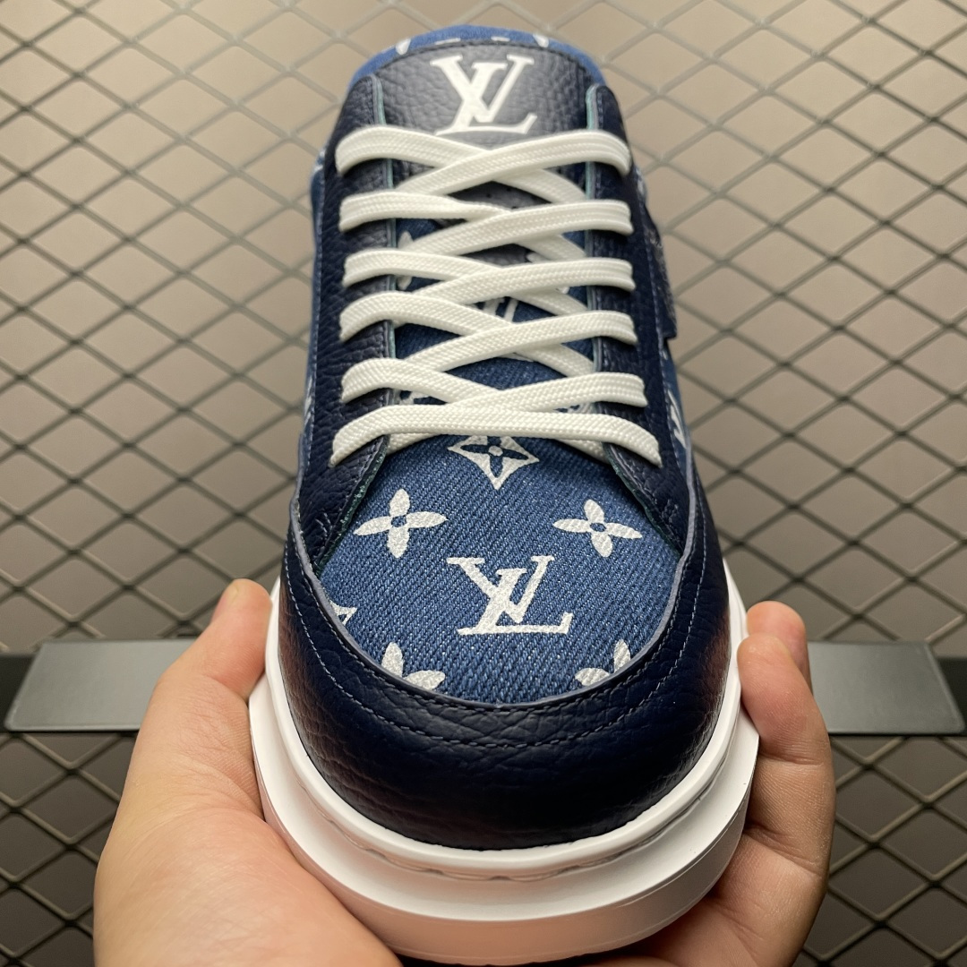 图片[9]-Louis Vuitton LV 路易威登 Beverly Hills 低帮休闲板鞋 海淘代购同渠道品质 高端零售 外贸充正专供 原版购入开发 ZP级全套包装 完美楦型 正确卡色 大底TPU 质感媲美原版 细节与原版一致 请注意区分市面通货材 尺码：38 39 40 41 42 43 44 45 46-选品中心