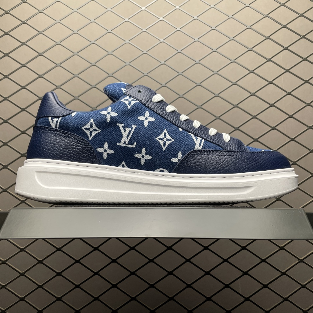 图片[3]-Louis Vuitton LV 路易威登 Beverly Hills 低帮休闲板鞋 海淘代购同渠道品质 高端零售 外贸充正专供 原版购入开发 ZP级全套包装 完美楦型 正确卡色 大底TPU 质感媲美原版 细节与原版一致 请注意区分市面通货材 尺码：38 39 40 41 42 43 44 45 46-选品中心